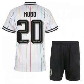 Günstige Fußballtrikots Japan Kubo 20 Kinder Auswärtstrikot FIFA WM 2026 Kurzarm