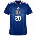 Günstige Fußballtrikots Japan Kubo 20 Kinder Heimtrikot FIFA WM 2026 Kurzarm