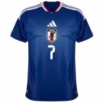 Günstige Fußballtrikots Japan Mitoma 7 Heimtrikot FIFA WM 2026 Kurzarm