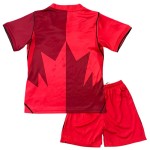 Günstige Fußballtrikots Kanada Kinder Heimtrikot FIFA WM 2026 Kurzarm