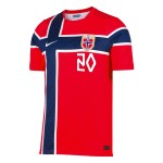 Günstige Fußballtrikots Norwegen Nusa 7 Heimtrikot FIFA WM 2026 Kurzarm
