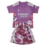Günstige Fußballtrikots Arsenal Torwart Kinder 2026-27 Lila Kurzarm