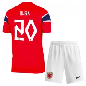Günstige Fußballtrikots Norwegen Nusa 20 Kinder Heimtrikot FIFA WM 2026 Kurzarm