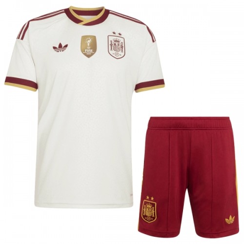 Günstige Fußballtrikots Spanien 2 Stars Kinder Auswärtstrikot FIFA WM 2026 Kurzarm Günstige Fußballtrikots Spanien 2 Stars Kinder Auswärtstrikot FIFA WM 2026 Kurzarm
