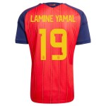 Günstige Fußballtrikots Spanien 2 Stars Lamine Yamal 19 Heimtrikot FIFA WM 2026 Kurzarm