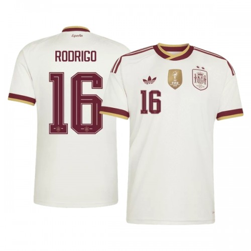 Günstige Fußballtrikots Spanien 2 Stars Rodrigo 16 Auswärtstrikot FIFA WM 2026 Kurzarm Günstige Fußballtrikots Spanien 2 Stars Rodrigo 16 Auswärtstrikot FIFA WM 2026 Kurzarm