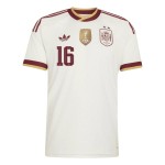 Günstige Fußballtrikots Spanien 2 Stars Rodrigo 16 Auswärtstrikot FIFA WM 2026 Kurzarm