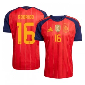 Günstige Fußballtrikots Spanien 2 Stars Rodrigo 16 Heimtrikot FIFA WM 2026 Kurzarm