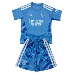 Günstige Fußballtrikots Arsenal Torwart Kinder 2026-27 Blaue Kurzarm