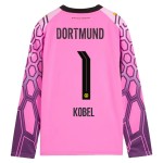 Günstige Fußballtrikots Borussia Dortmund Kobel 1 Torwart Auswärtstrikot 2026-27 Rosa Langarm Günstige Fußballtrikots Borussia Dortmund Kobel 1 Torwart Auswärtstrikot 2026-27 Rosa Langarm