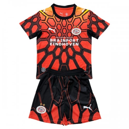 Günstige Fußballtrikots PSV Eindhoven Torwart Kinder 2026-27 Orange Kurzarm Günstige Fußballtrikots PSV Eindhoven Torwart Kinder 2026-27 Orange Kurzarm