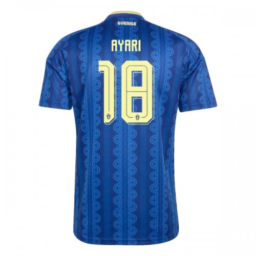 Günstige Fußballtrikots Schweden Ayari 18 Auswärtstrikot FIFA WM 2026 Kurzarm Günstige Fußballtrikots Schweden Ayari 18 Auswärtstrikot FIFA WM 2026 Kurzarm