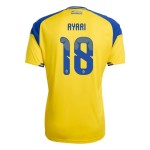 Günstige Fußballtrikots Schweden Ayari 18 Heimtrikot FIFA WM 2026 Kurzarm Günstige Fußballtrikots Schweden Ayari 18 Heimtrikot FIFA WM 2026 Kurzarm