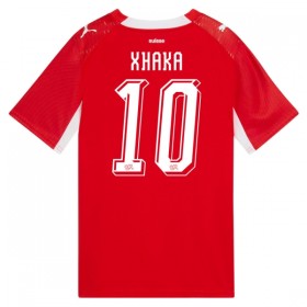Günstige Fußballtrikots Schweiz Granit Xhaka 10 Heimtrikot FIFA WM 2026 Kurzarm