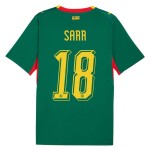 Günstige Fußballtrikots Senegal Sarr 18 Auswärtstrikot FIFA WM 2026 Kurzarm