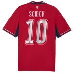 Günstige Fußballtrikots Tschechische Republik Schick 10 Heimtrikot FIFA WM 2026 Kurzarm
