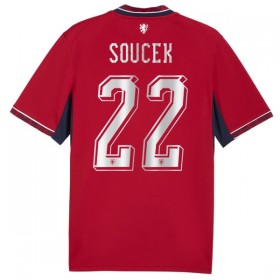 Günstige Fußballtrikots Tschechische Republik Soucek 22 Heimtrikot FIFA WM 2026 Kurzarm