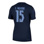 Günstige Fußballtrikots Uruguay Federico Valverde 15 Auswärtstrikot FIFA WM 2026 Kurzarm