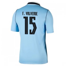 Günstige Fußballtrikots Uruguay Federico Valverde 15 Heimtrikot FIFA WM 2026 Kurzarm