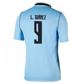 Günstige Fußballtrikots Uruguay Luis Suarez 9 Heimtrikot FIFA WM 2026 Kurzarm