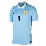 Günstige Fußballtrikots Uruguay Luis Suarez 9 Heimtrikot FIFA WM 2026 Kurzarm