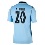 Günstige Fußballtrikots Uruguay Maximiliano Araujo 20 Heimtrikot FIFA WM 2026 Kurzarm