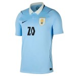 Günstige Fußballtrikots Uruguay Maximiliano Araujo 20 Heimtrikot FIFA WM 2026 Kurzarm