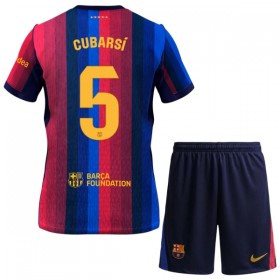 Günstige Fußballtrikots FC Barcelona Cubarsi 5 Kinder Heimtrikot 2026-27 Kurzarm