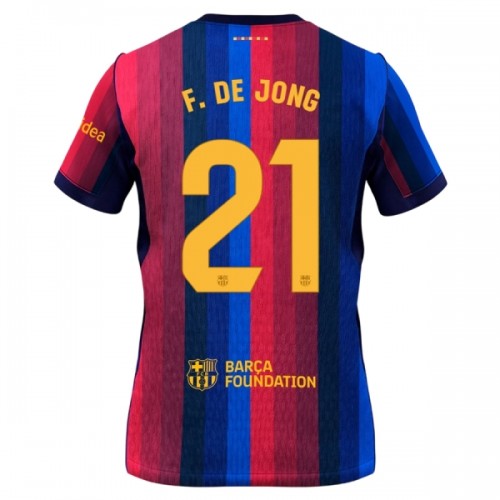 Günstige Fußballtrikots FC Barcelona Frenkie de Jong 21 Heimtrikot 2026-27 Kurzarm Günstige Fußballtrikots FC Barcelona Frenkie de Jong 21 Heimtrikot 2026-27 Kurzarm