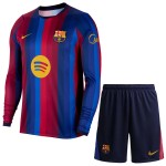Günstige Fußballtrikots FC Barcelona Kinder Heimtrikot 2026-27 Langarm