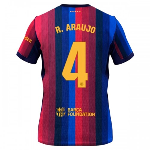 Günstige Fußballtrikots FC Barcelona R. Araujo 4 Heimtrikot 2026-27 Kurzarm Günstige Fußballtrikots FC Barcelona R. Araujo 4 Heimtrikot 2026-27 Kurzarm