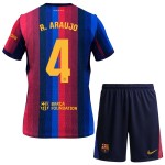 Günstige Fußballtrikots FC Barcelona R. Araujo 4 Kinder Heimtrikot 2026-27 Kurzarm