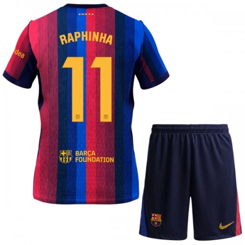 Günstige Fußballtrikots FC Barcelona Raphinha 11 Kinder Heimtrikot 2026-27 Kurzarm Günstige Fußballtrikots FC Barcelona Raphinha 11 Kinder Heimtrikot 2026-27 Kurzarm