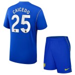 Günstige Fußballtrikots Chelsea Caicedo 25 Kinder Heimtrikot 2026-27 Kurzarm
