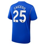 Günstige Fußballtrikots Chelsea Caicedo 25 Kinder Heimtrikot 2026-27 Kurzarm