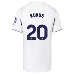 Günstige Fußballtrikots Tottenham Hotspur Kudus 20 Heimtrikot 2026-27 Kurzarm