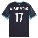 Günstige Fußballtrikots Olympique Marseille Aubameyang 17 Auswärtstrikot 2026-27 Kurzarm