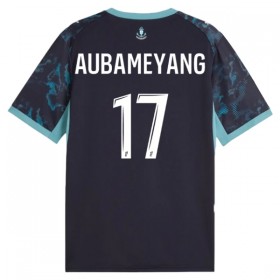 Günstige Fußballtrikots Olympique Marseille Aubameyang 17 Auswärtstrikot 2026-27 Kurzarm