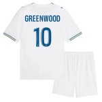 Günstige Fußballtrikots Olympique Marseille Greenwood 10 Kinder Heimtrikot 2026-27 Kurzarm