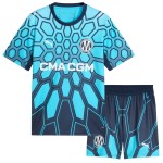 Günstige Fußballtrikots Olympique Marseille Kinder Auswärtstrikot 2026-27 Blaue Kurzarm
