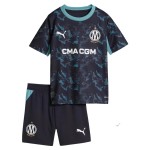 Günstige Fußballtrikots Olympique Marseille Kinder Auswärtstrikot 2026-27 Kurzarm