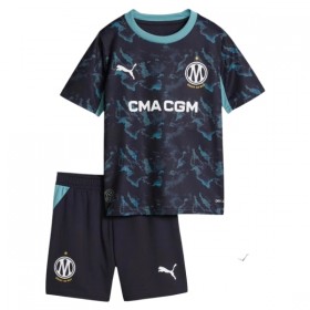 Günstige Fußballtrikots Olympique Marseille Kinder Auswärtstrikot 2026-27 Kurzarm