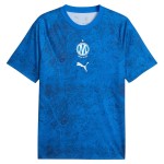 Günstige Fußballtrikots Olympique Marseille Pre-Match 2026-27 Blaue Kurzarm Günstige Fußballtrikots Olympique Marseille Pre-Match 2026-27 Blaue Kurzarm