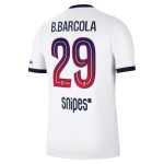 Günstige Fußballtrikots Paris Saint-Germain Bradley Barcola 29 Auswärtstrikot 2026-27 Kurzarm