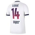 Günstige Fußballtrikots Paris Saint-Germain Desire Doue 14 Auswärtstrikot 2026-27 Kurzarm