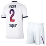 Günstige Fußballtrikots Paris Saint-Germain Hakimi 2 Kinder Auswärtstrikot 2026-27 Kurzarm