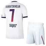 Günstige Fußballtrikots Paris Saint-Germain Kvaratskhelia 7 Kinder Auswärtstrikot 2026-27 Kurzarm Günstige Fußballtrikots Paris Saint-Germain Kvaratskhelia 7 Kinder Auswärtstrikot 2026-27 Kurzarm