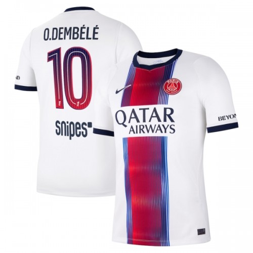 Günstige Fußballtrikots Paris Saint-Germain O. Dembele 10 Auswärtstrikot 2026-27 Kurzarm Günstige Fußballtrikots Paris Saint-Germain O. Dembele 10 Auswärtstrikot 2026-27 Kurzarm