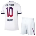 Günstige Fußballtrikots Paris Saint-Germain O. Dembele 10 Kinder Auswärtstrikot 2026-27 Kurzarm
