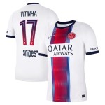 Günstige Fußballtrikots Paris Saint-Germain Vitinha 17 Auswärtstrikot 2026-27 Kurzarm